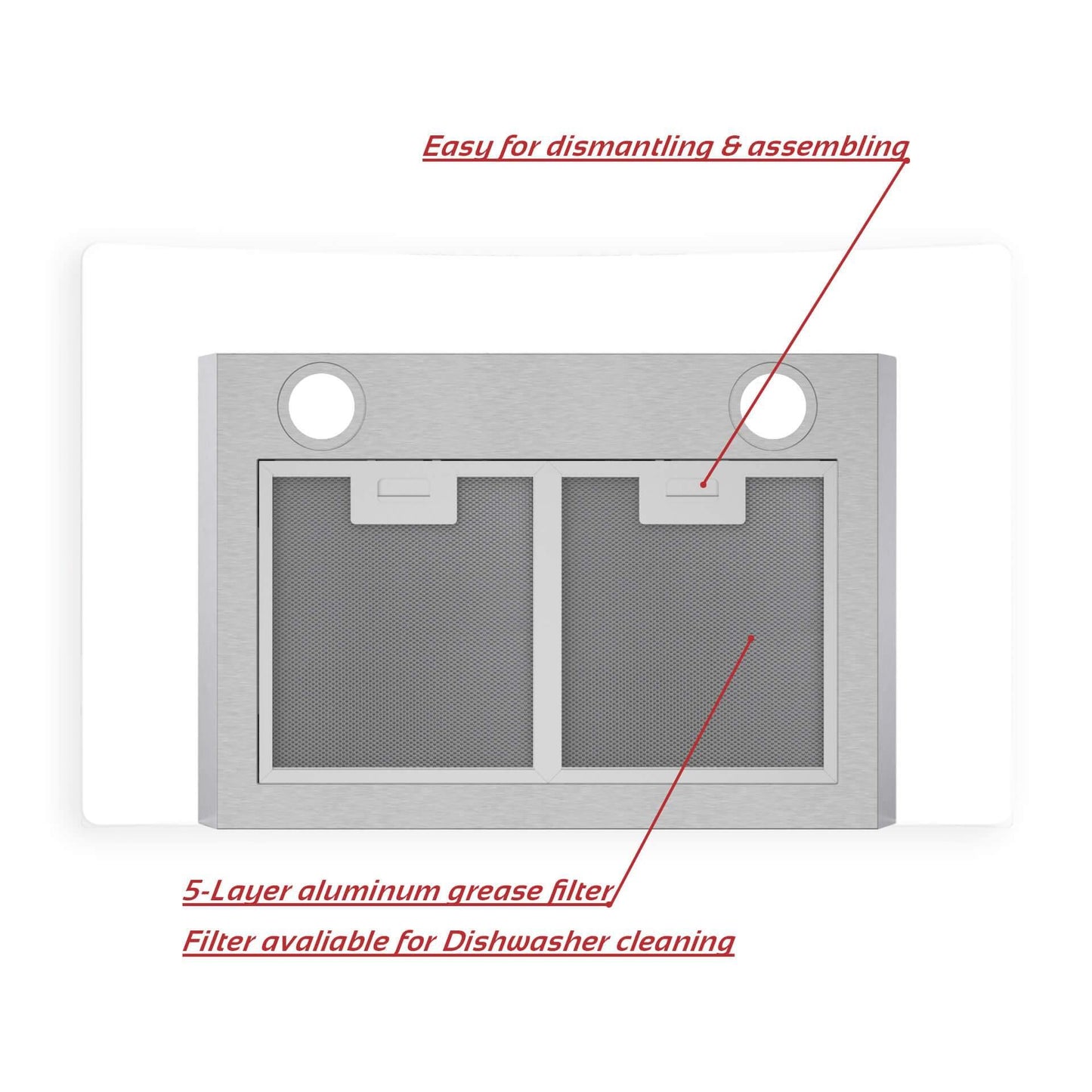 range hood aluminum mesh filter of high quality
