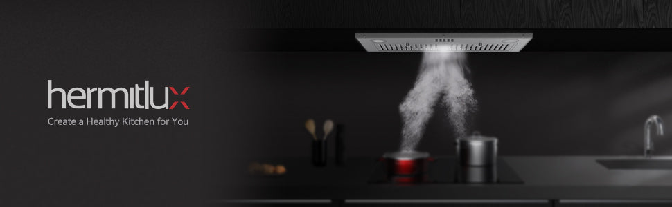 hermitlux insert range hood 600CFM