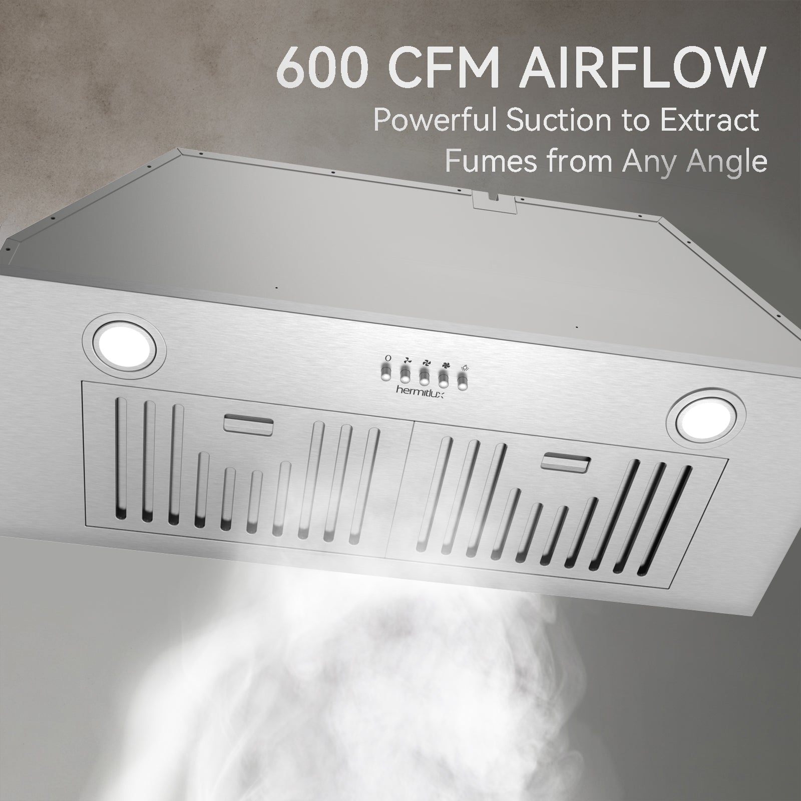 hermitlux Insert Range Hood HMX-USB13G70-AC 193W – hermitluxusa