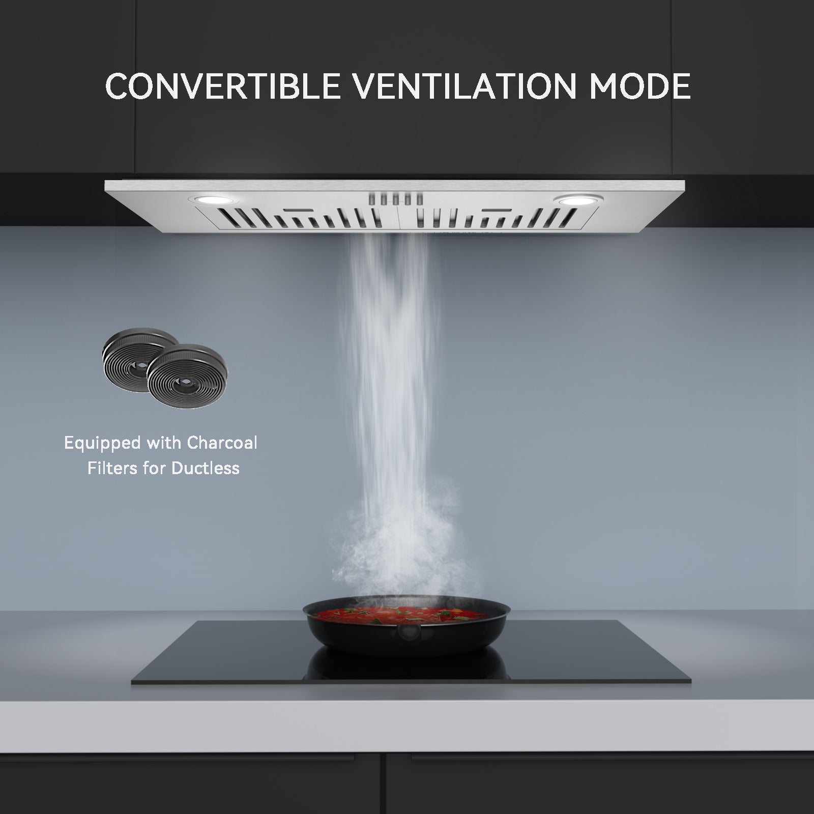 hermitlux Insert Range Hood HMX-USB13G70-AC 193W – hermitluxusa
