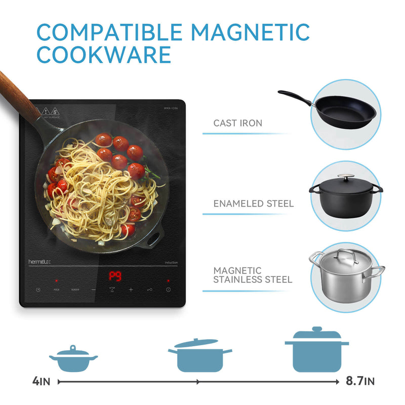 hermitlux Portable Induction Cooktop HMX-IC06A 1800W