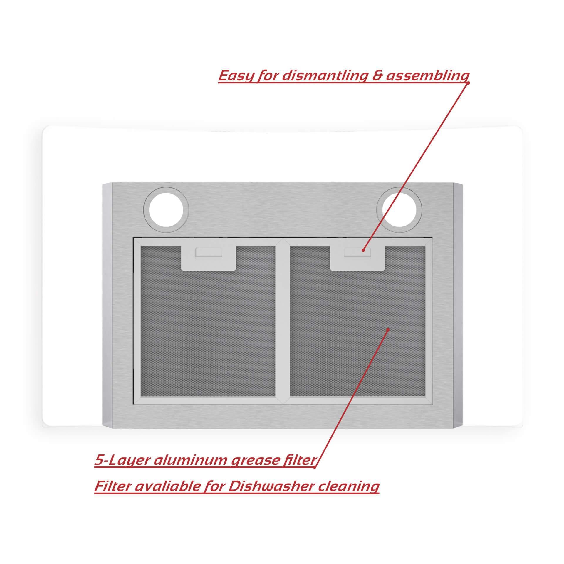 range hood aluminum mesh filter of high quality